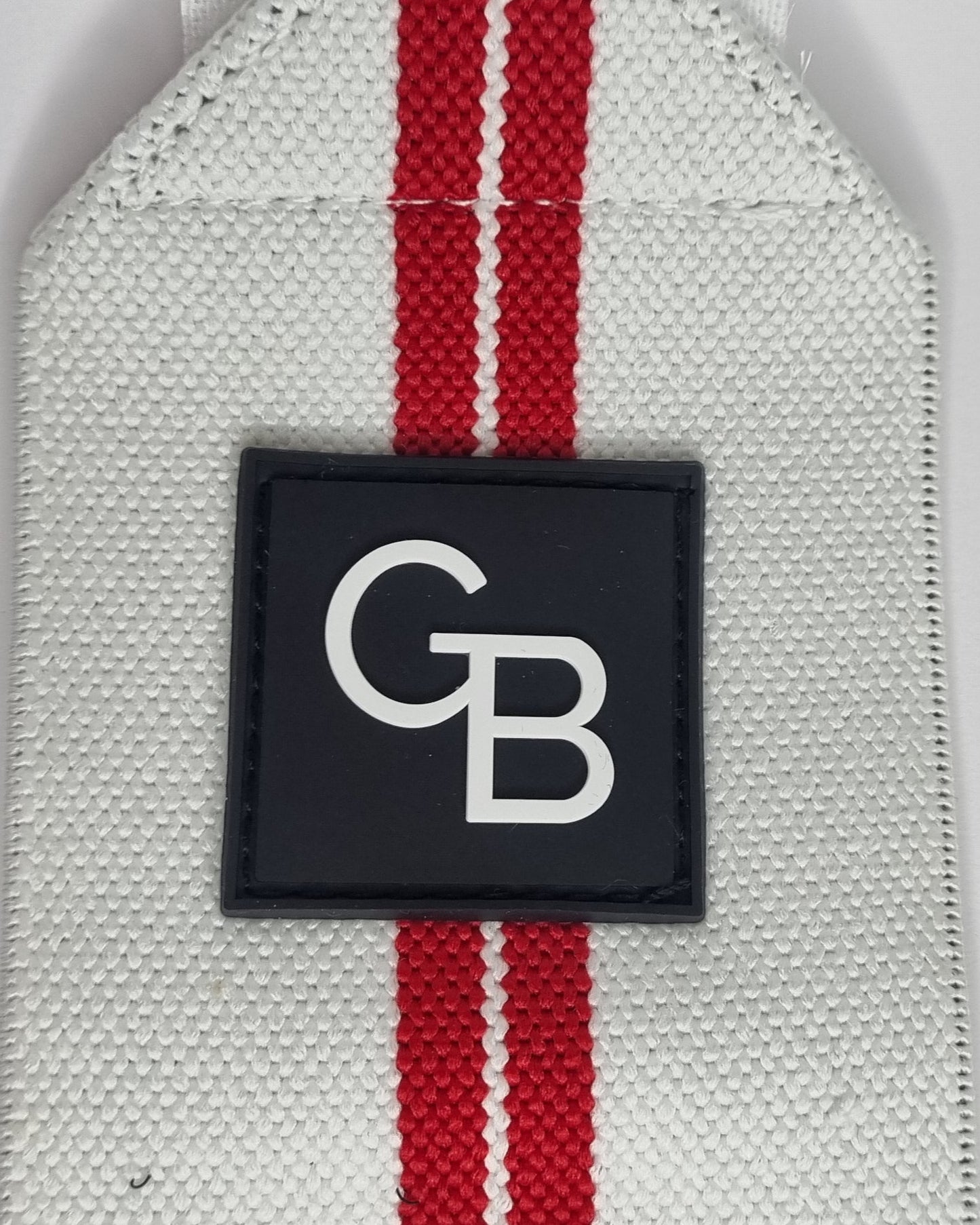 Wrist wraps, wrist support, push day essentials (logo close-up view)