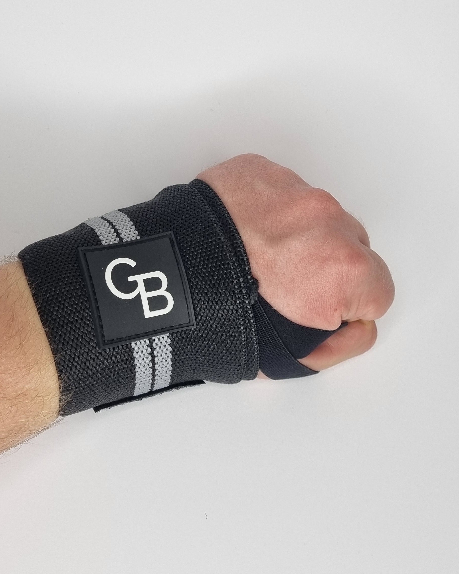 Wrist wraps, wrist support, push day essentials (tutorial view on hand)